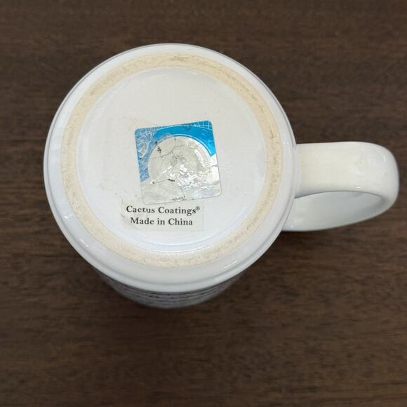 University of Texas Longhorns Mug The Eyes of Texas Song Lyrics Cactus Coatings - Picture 8 of 10